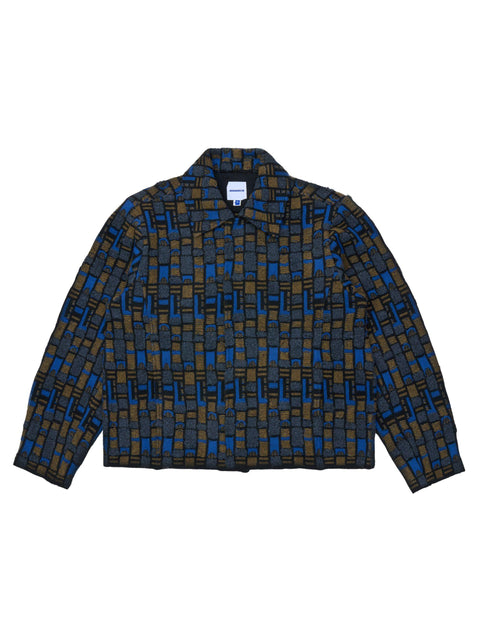 Blouson con collo camicia BO01FWKT0706GR GRAY ADER ERROR