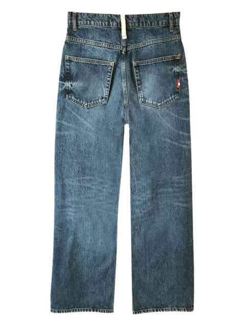Jeans Wide Unisex Denim New Dark AMU062D436 3007C0999 AMISH