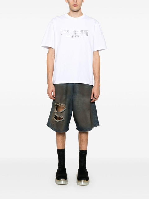 T-shirt in cotone 603JE01000D WHT MARTINE ROSE