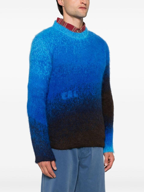 Maglia in lana ERL09N001 BLUE ERL