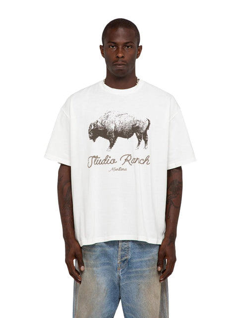 T-shirt in cotone D06/06 WHITE 1989 STUDIO