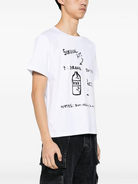 T-shirt in cotone MTSS24TT06791019 1019 MOTR
