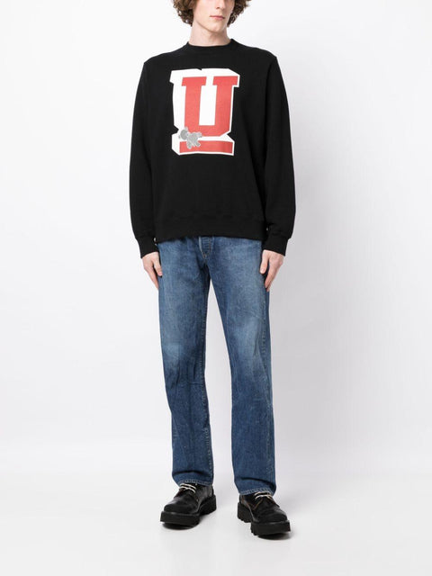Felpa con stampa UC2C48913 BLACK UNDERCOVER