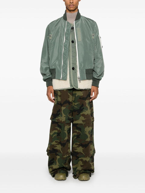 Bomber con cuciture 2403450M 842 SACAI