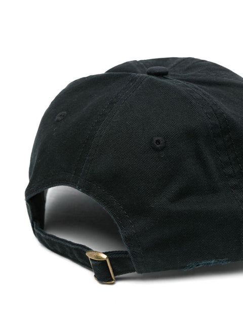 Baseball Cap Wordmark distressed