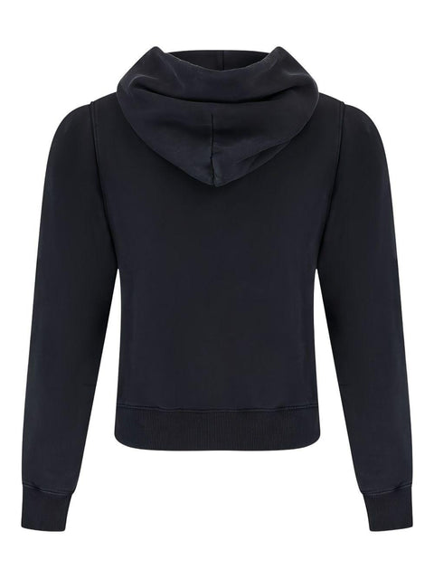 Felpa in cotone 625JS01002CW BLK MARTINE ROSE