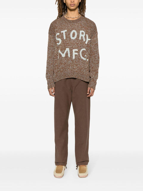 Felpa con logo SAW23JUMKEEHANTWB BROWN STORY MFG