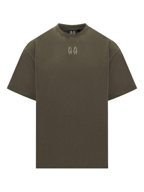 T-shirt in cotone con logo B0030556 FA673P678 44 LABEL GROUP