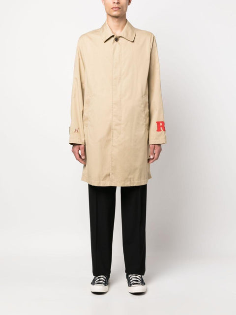 Impermeabile con logo UC1C43032 BEIGE UNDERCOVER