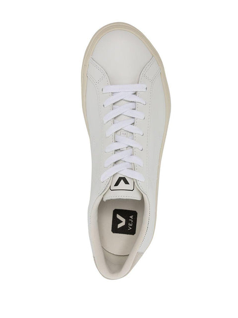 Sneaker in pelle con logo