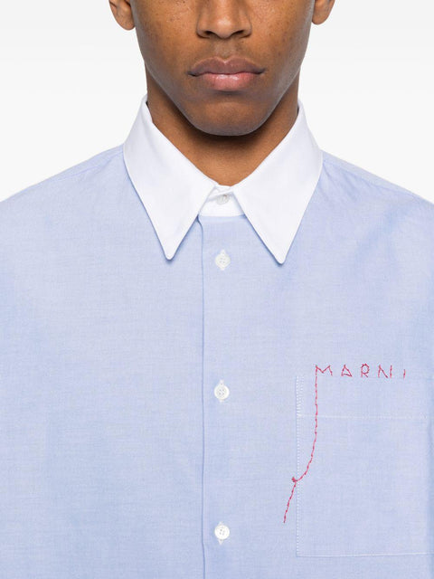 Camicia in cotone CUMU0061S8 UTC56600B51 MARNI