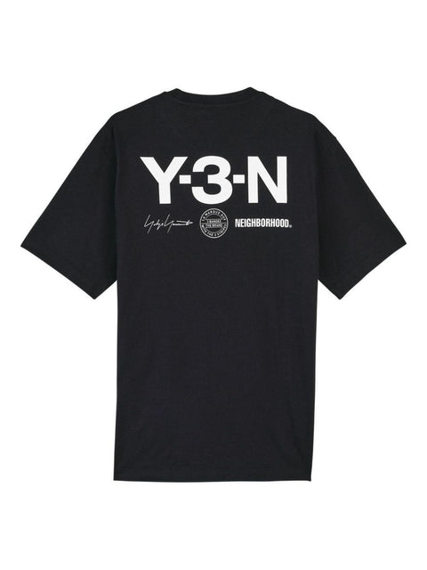 T-shirt con logo JW6998 BLACK Y-3 X NEIGHBORHOOD X DAINESE