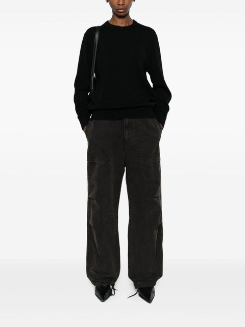 Maglione girocollo UNU11064 BLACK ENTIRE STUDIOS