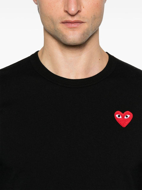 T-shirt con logo AXT118051 1BLACK COMME DES GARÇONS PLAY