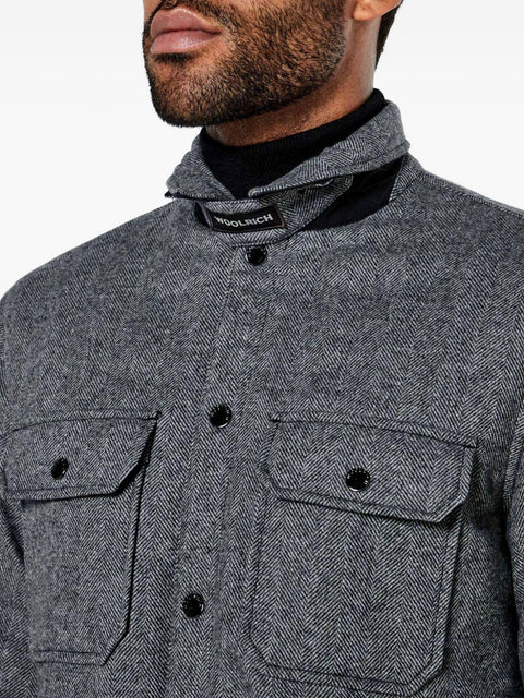 Giacca a camicia Alaskan Check CFWOOS2018MR UT30461084 WOOLRICH