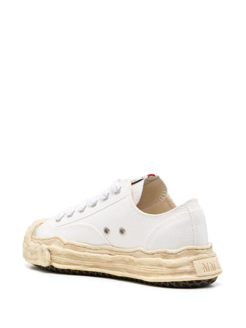Sneaker Low-Top in tela tinta con suola originale A13FW733 WHITE MAISON MIHARA YASUHIRO