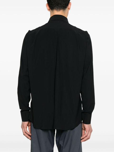 Camicia in tessuto tecnico laserato, regular fit
