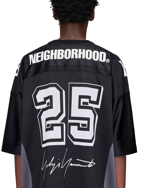 T-shirt manica corta con logo JW6997 BLACK Y-3 X NEIGHBORHOOD X DAINESE