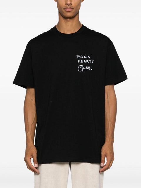 T-shirt Pepe manica corta con grafica fronte retro