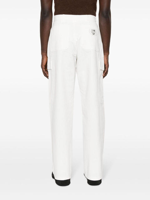Pantalone in cotone SHF04P404 WHITE SKY HIGH FARM