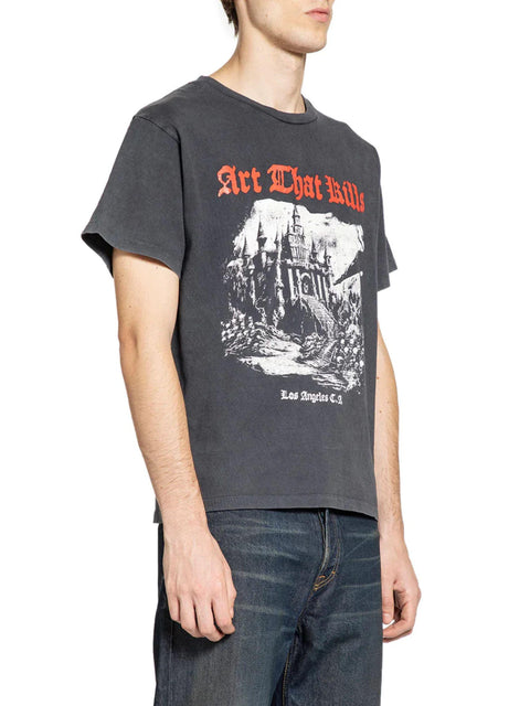 T-shirt Castle Tee ATKT10071 VINTAGEBLACK GALLERY DEPT.