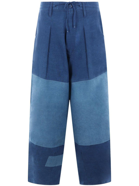 Pantalone in cotone SSS24TRLUCSLUISC INDIGOSCARECROW STORY MFG