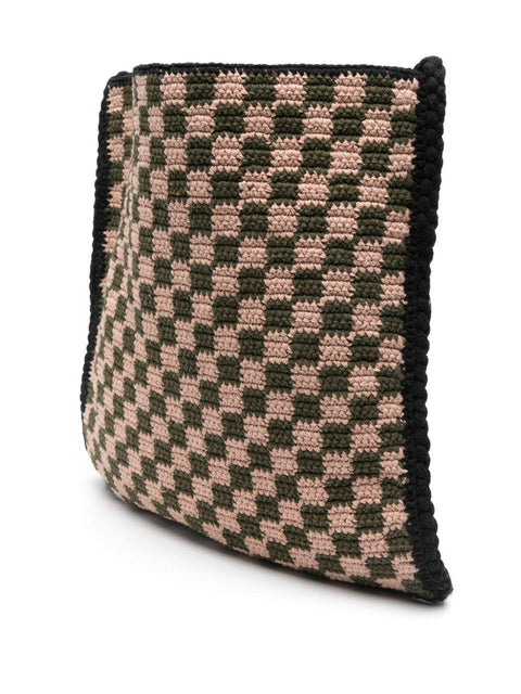 Borsa a tracolla con ricamo