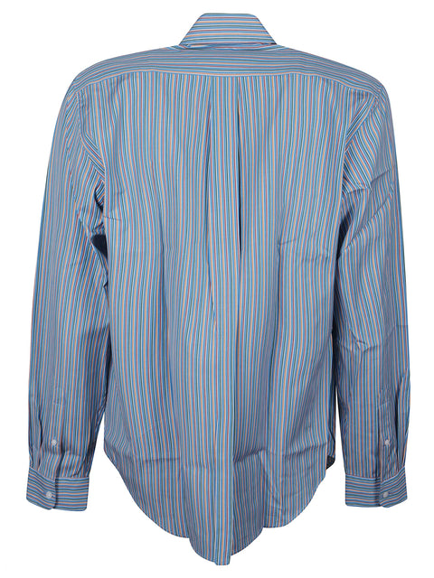 Camicia a righe 401WS31532 BLU MARTINE ROSE