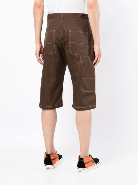 Bermuda con stampa PACC10P004 1DARKBROWN RASSVET