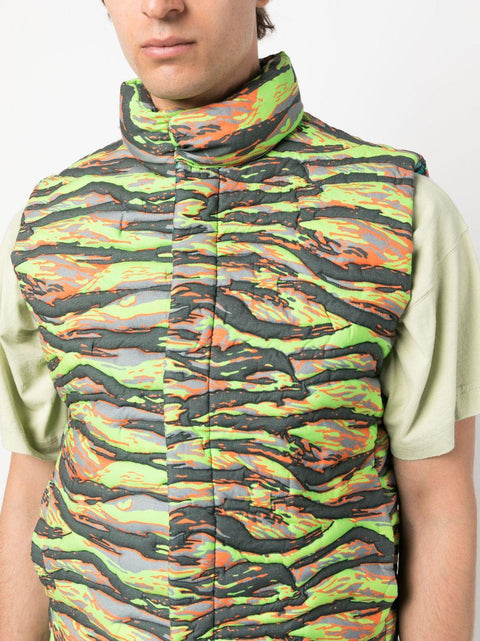 Gilet con stampa all-over
