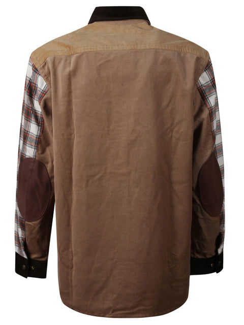 Camicia in flanella di cotone a quadri WPB001051 1OFFWHITE JUNYA WATANABE