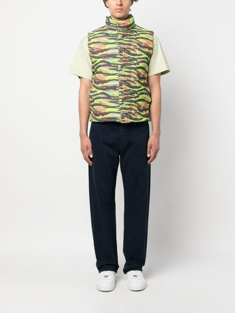 Gilet con stampa all-over