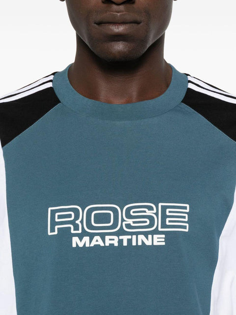 T-shirt in cotone 630JE01529D BLU MARTINE ROSE