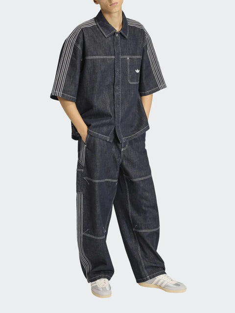 Camicia in denim con logo KG6448 INDDNM ADIDAS