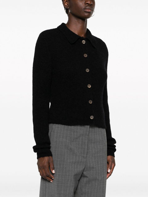 Polo "Mazzy" in maglia W4233MB BLACK OUR LEGACY