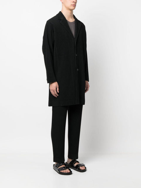 Cappotto lungo con bottoni HP48JD402 15 HOMME PLISSE' ISSEY MIYAKE