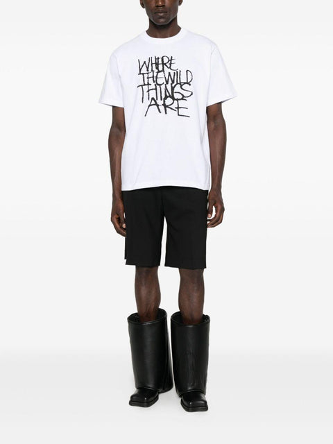 T-shirt in cotone 2501007S 101 SACAI