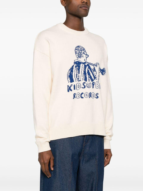 Maglia con ricamo SW10 RECORDSCREAM KIDSUPER