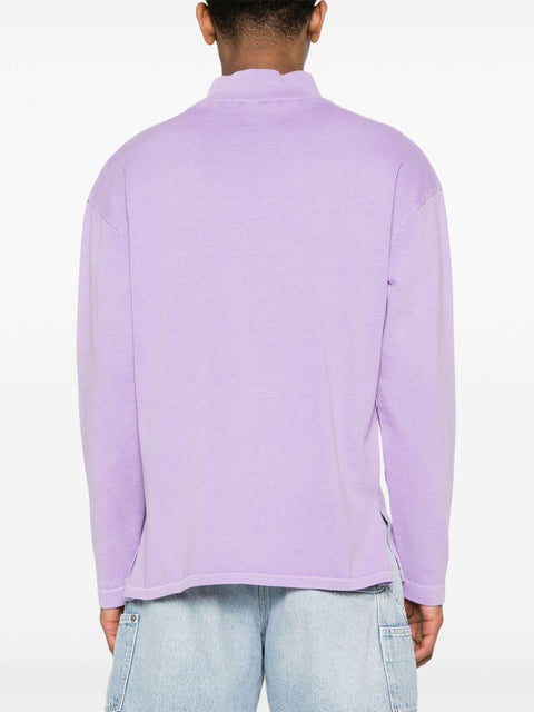 T-shirt with patch ERL08T009 PURPLE ERL