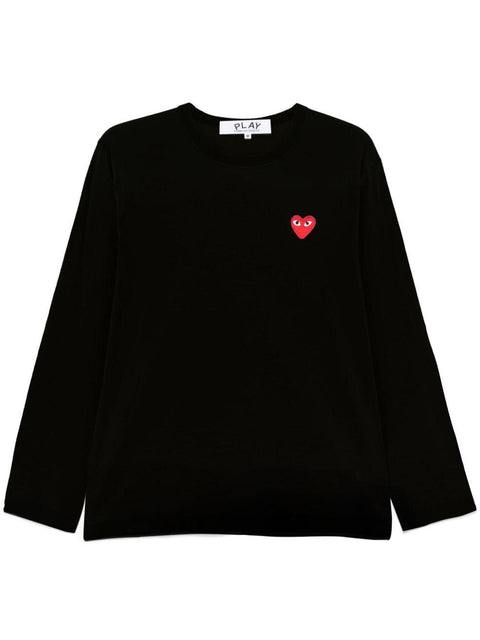 T-shirt con logo AXT118051 1BLACK COMME DES GARÇONS PLAY