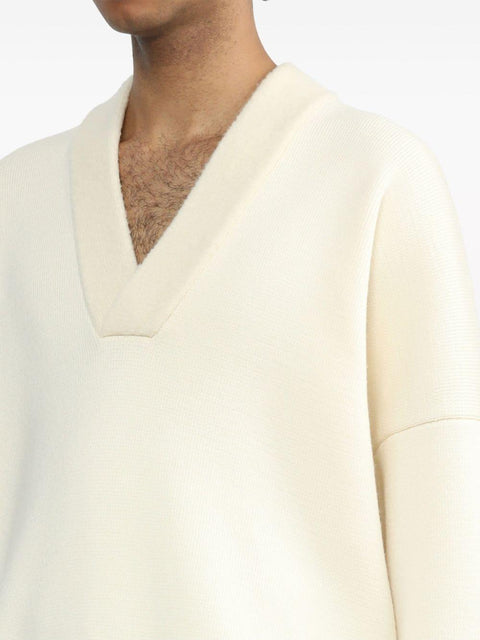 Maglione con scollo a v FG8202262WCB 107 FEAR OF GOD