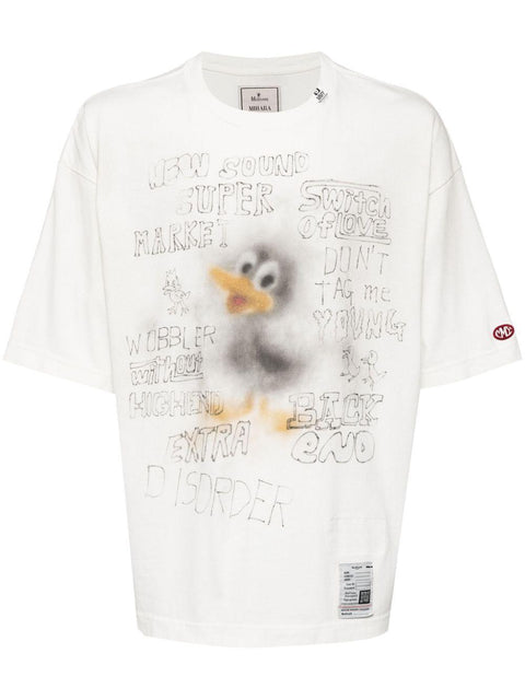 Maglia a maniche corte Distressed