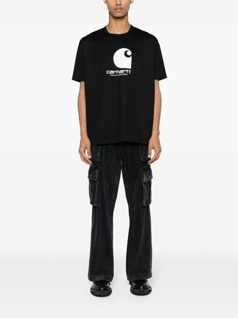 T-shirt in cotone con logo