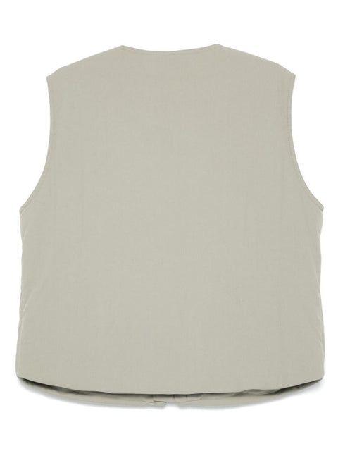 Gilet piumino con logo