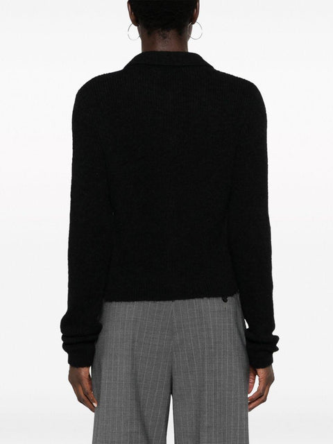 Polo "Mazzy" in maglia W4233MB BLACK OUR LEGACY