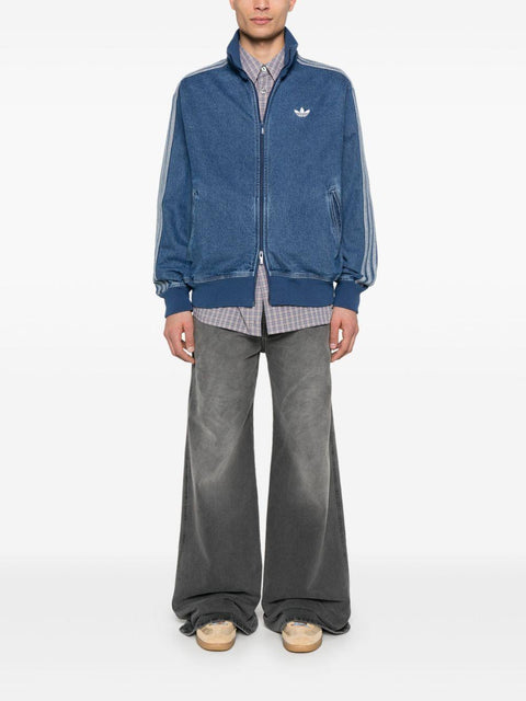 Giubbino in denim JC6233 DENIMFBTTMEBLDE ADIDAS