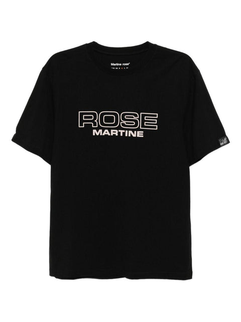 T-shirt in cotone 603JE01001CW BLK MARTINE ROSE