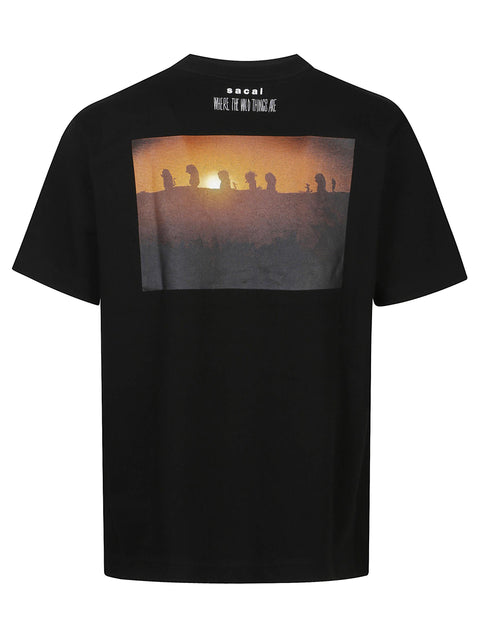 T-shirt in cotone 2501007S 001 SACAI