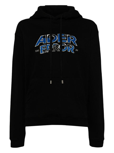 Felpa hoodie con logo BN25FYHD0101BK NOIR ADER ERROR
