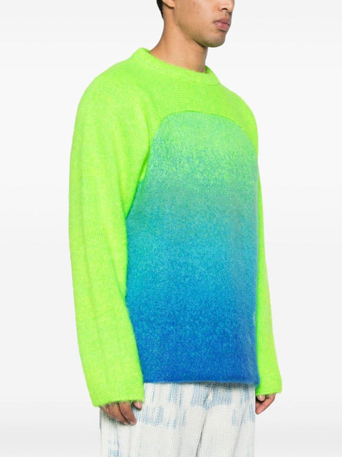 Maglione Gradient Rainbow ERL07N001 GREEN ERL